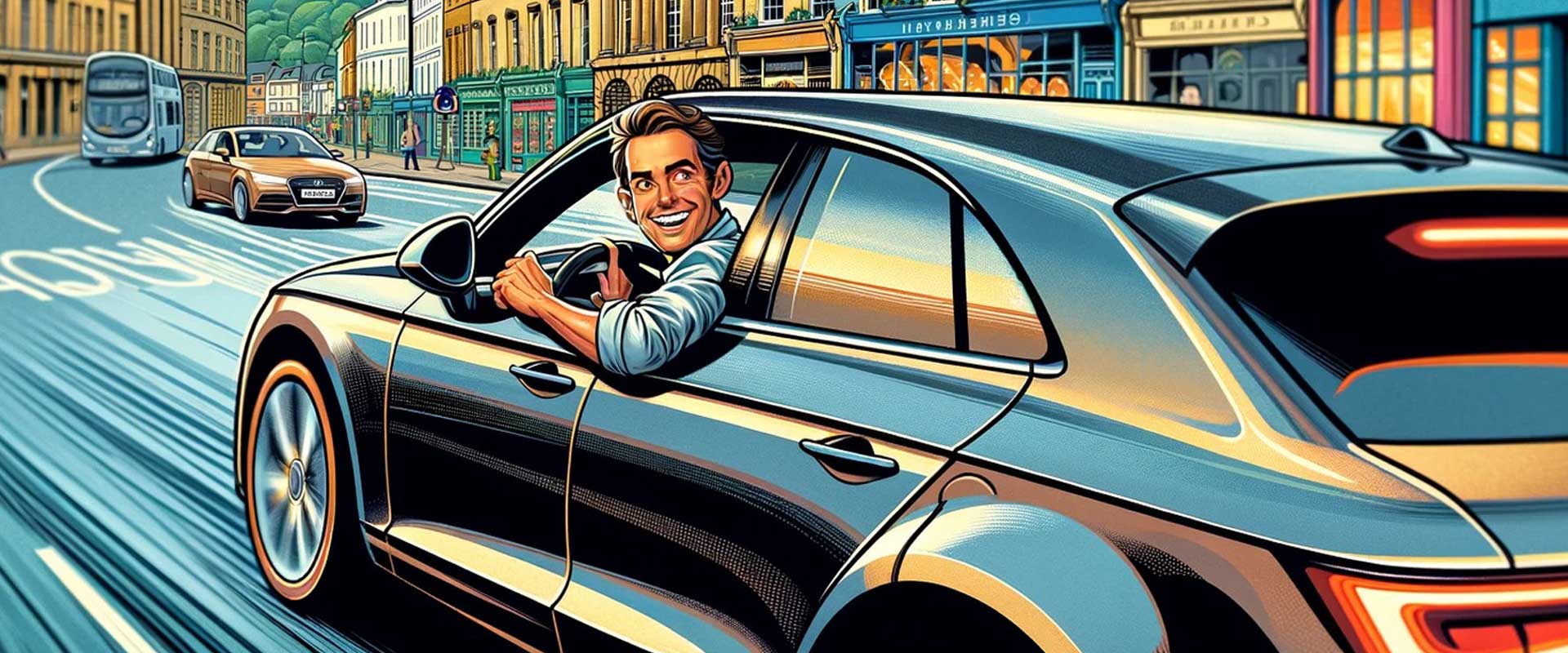 Insured car in Cheltenham