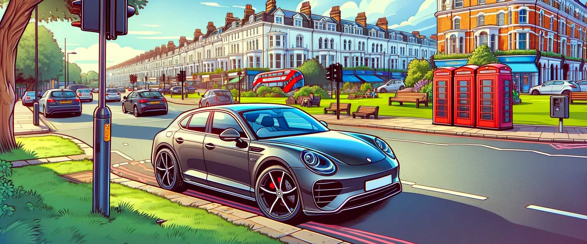 Insured car in Clapham